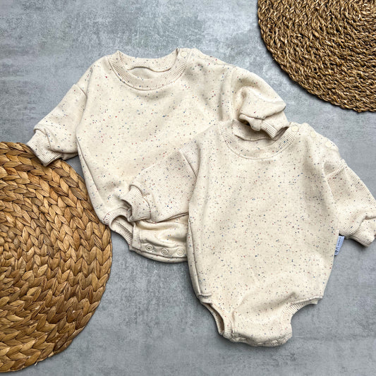 Cozy Konfetti Romper Bio-Rip | Gr. 68