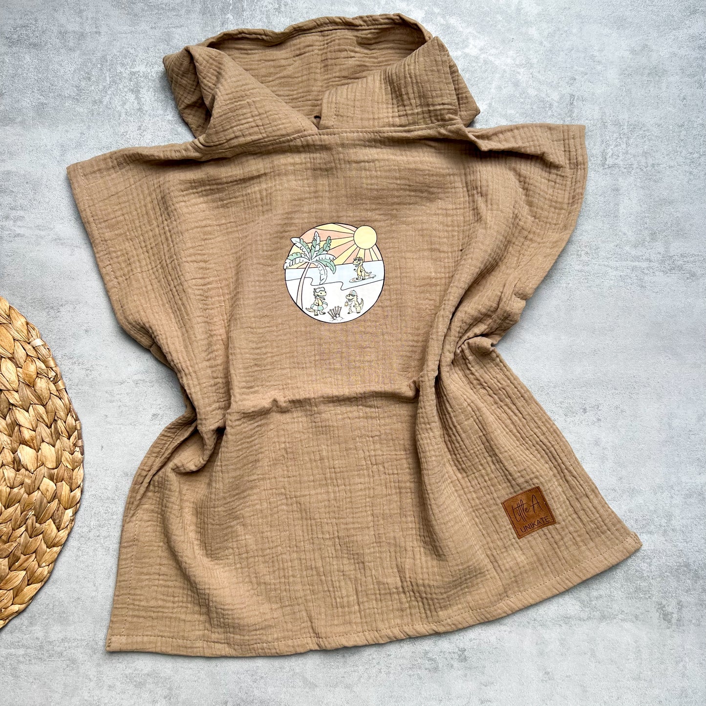 Musselin Badeponcho