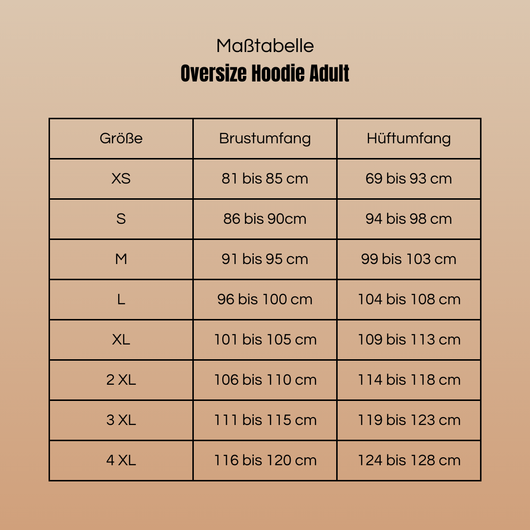 Oversize Hoodie Adult "Limited Edition"