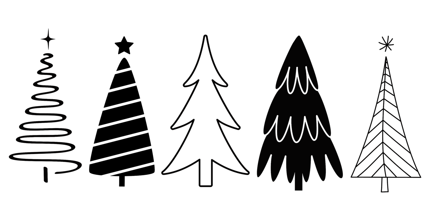 Weihnachtssweater "Tannenbäume"