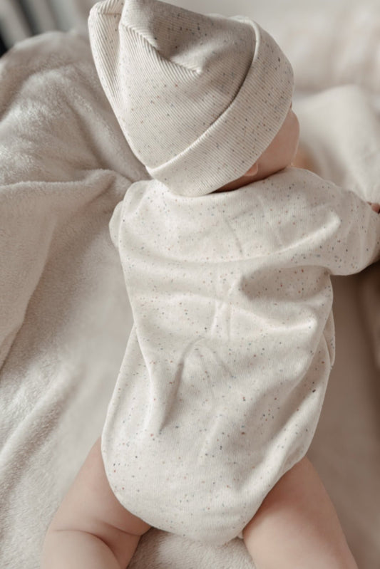 Cozy Konfetti Romper Bio-Sweat | Gr. 56