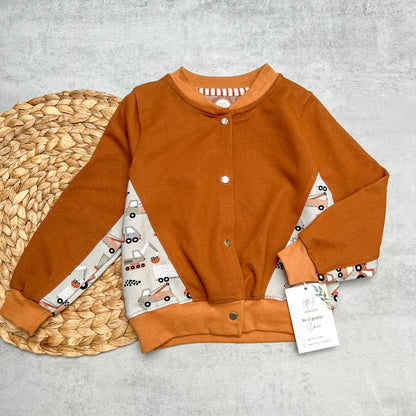 Collegejacke Baustelle | Gr. 92
