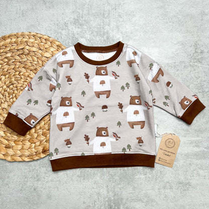 Sweater "Herbstbär" | Gr. 86