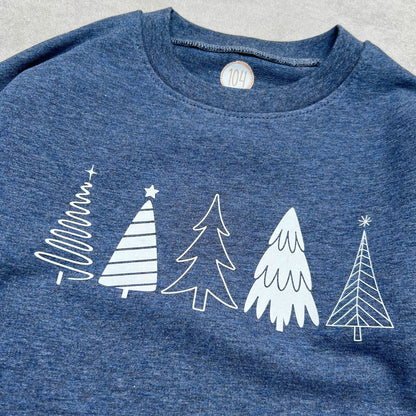 Weihnachtssweater "Tannenbäume"