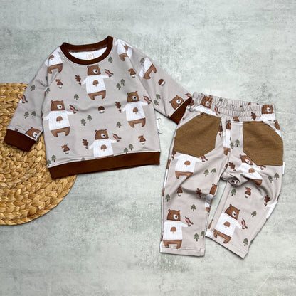 Pants "Herbstbär" | Gr. 80