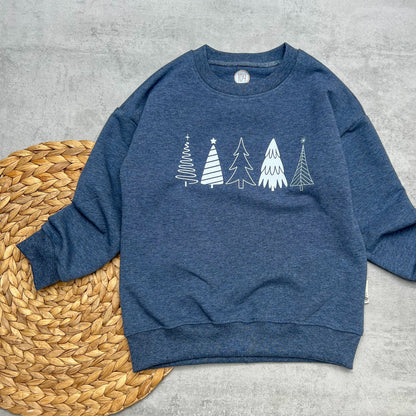 Weihnachtssweater "Tannenbäume"