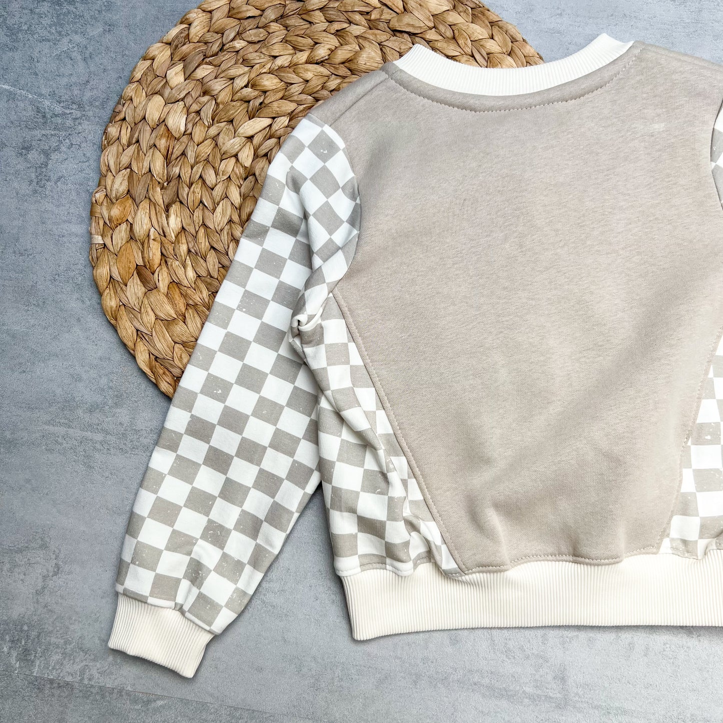 Collegejacke Schachbrett | Gr. 104