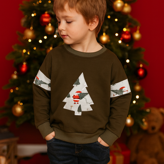 Weihnachtlicher Sweater | Größe 104
