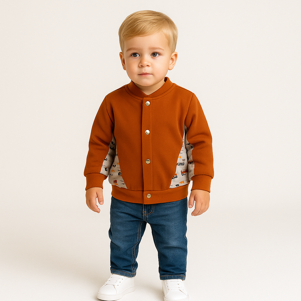 Collegejacke Baustelle | Gr. 92