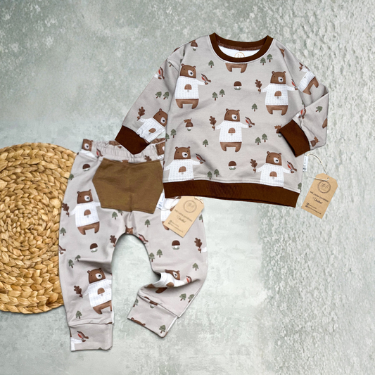 Sweater "Herbstbär" | Gr. 86