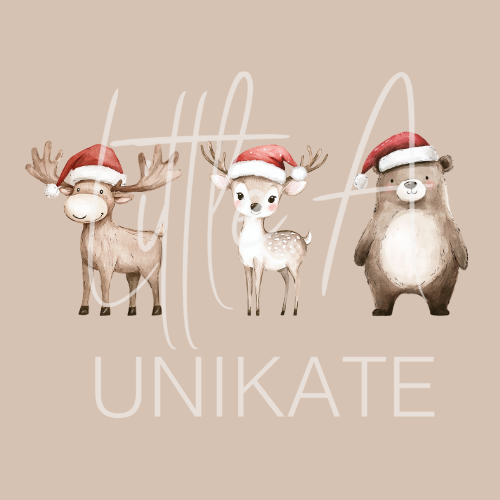 Weihnachtssweater mit Tiermotiv