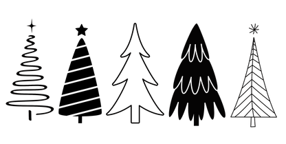 Weihnachtssweater "Tannenbäume"