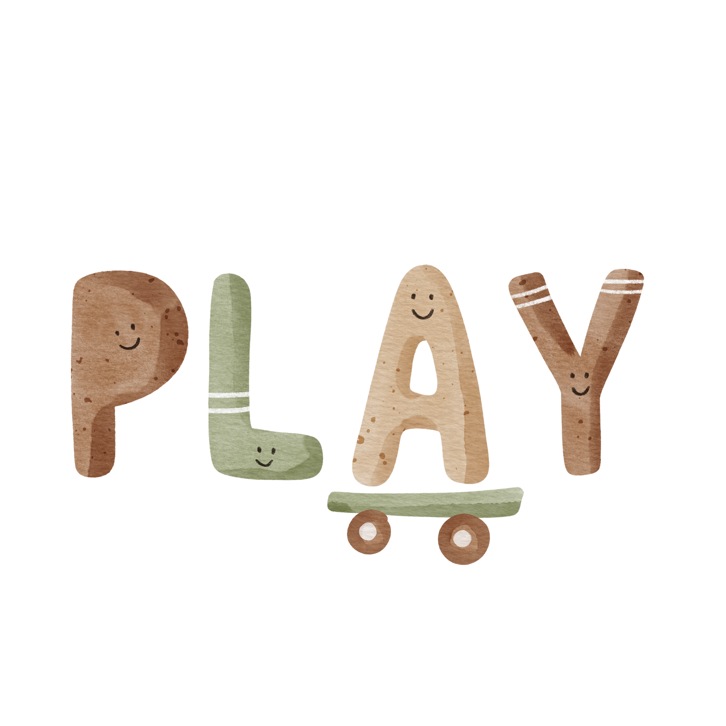 Bügelbilder "Play"
