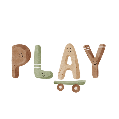 Bügelbilder "Play"