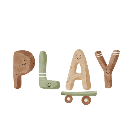 Bügelbilder "Play"