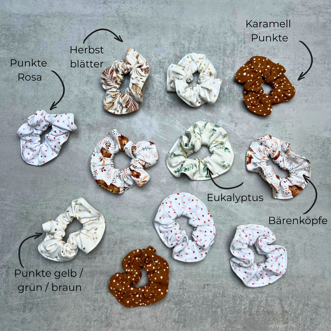 Scrunchies | verschiedene Designs